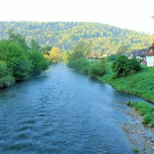 Neckar von der Bruecke Sulzau